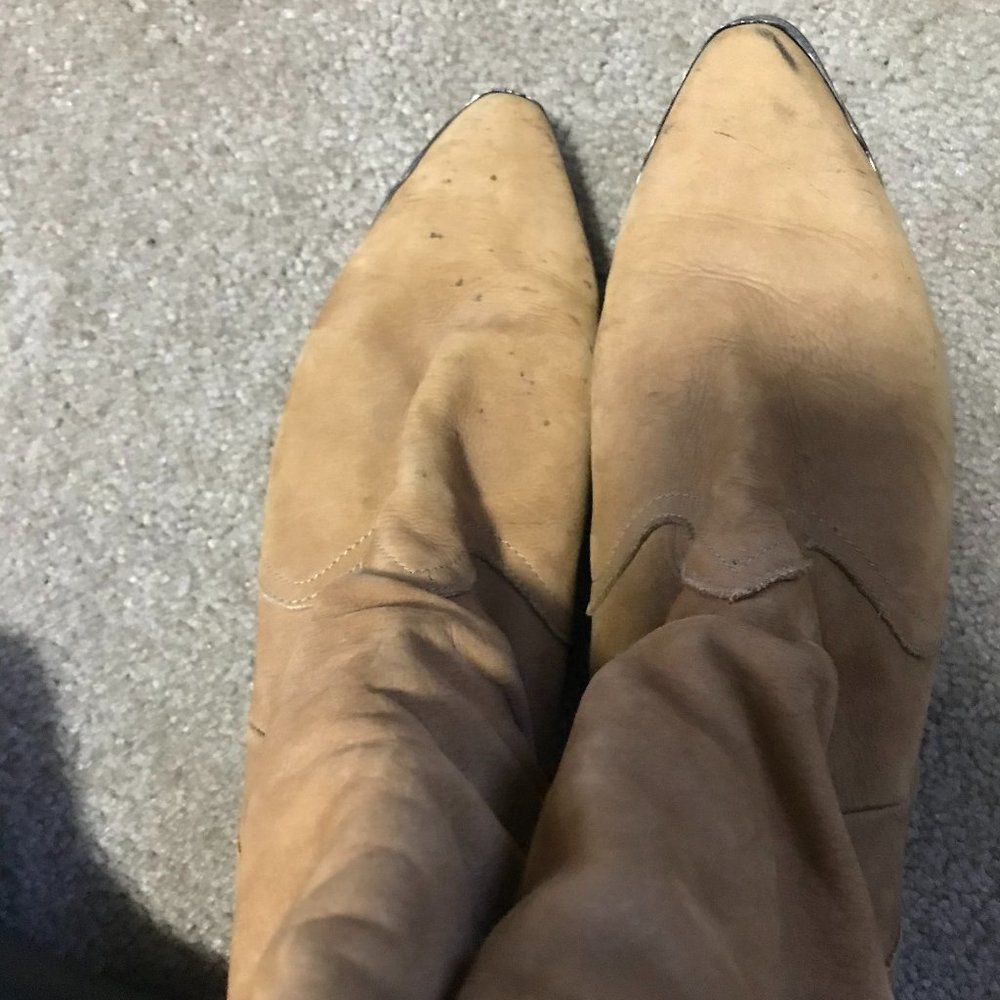 Vintage eagle slouch cowboy boots - Picture 8 of 9